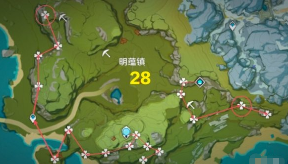 原神琉璃袋在什么位置