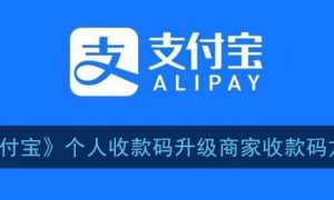 支付宝个人收款码怎么升级商家收款码