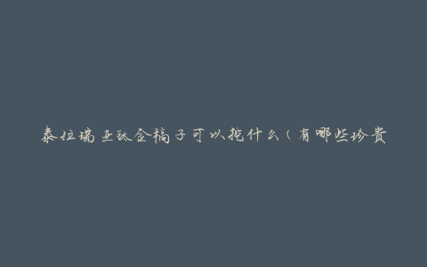 泰拉瑞亚钛金稿子可以挖什么(有哪些珍贵资源可以开采)
