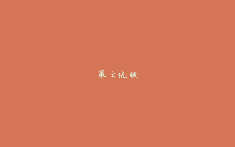 策士统领