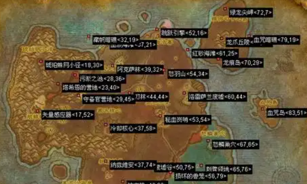 魔兽世界塔希恩的营地位置介绍