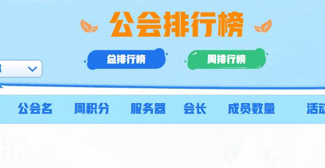 命运方舟星级公会活动介绍