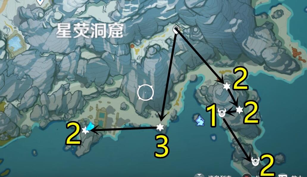 原神星银矿石位置50个-星银矿石位置路线