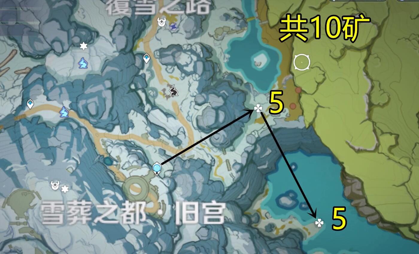 原神星银矿石位置50个-星银矿石位置路线